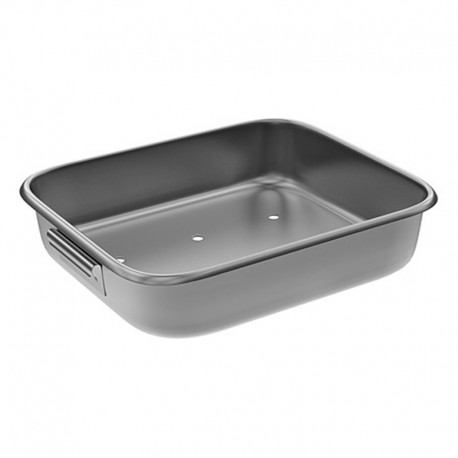 Flash Autoclave Pan, Perforated Bottom, 10" X 6 1/2" X 2" (25.4 Cm X 16.5 Cm X 5.0 Cm)